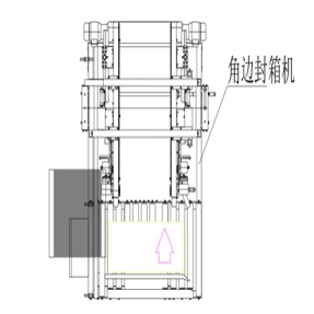 脚边封箱机CAD平面图